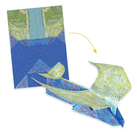 Juego de origami creativo Pájaros con alas, Djeco