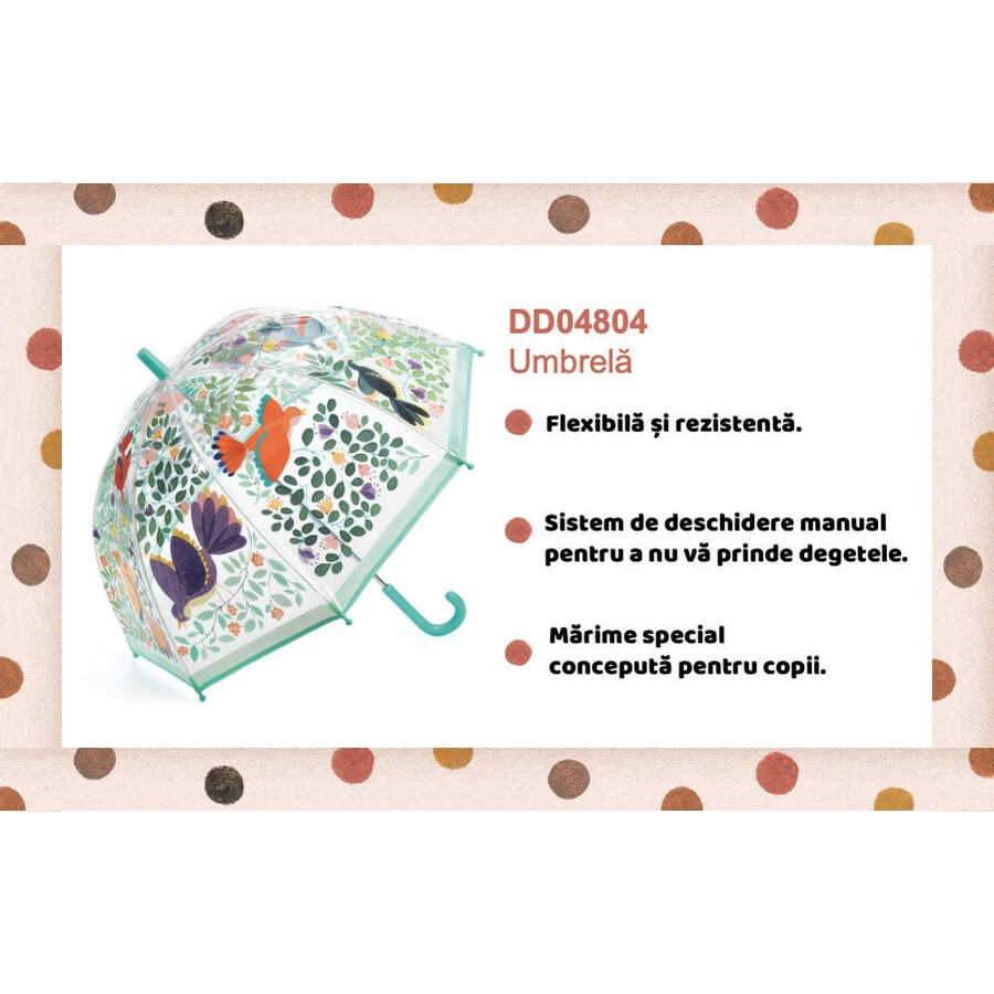 Djeco paraplu bloemen en vogels