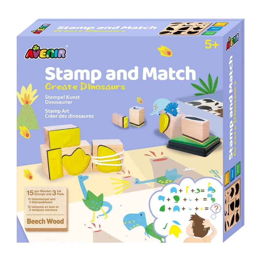 Creative stamp set - Dinosaurs