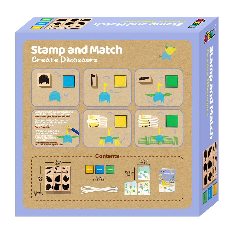 Creative stamp set - Dinosaurs