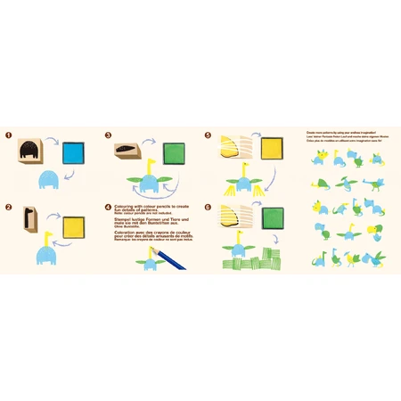 Creative stamp set - Dinosaurs