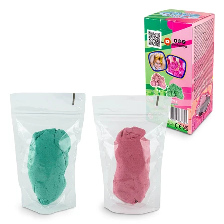 Pufos Sand Set - pink and green
