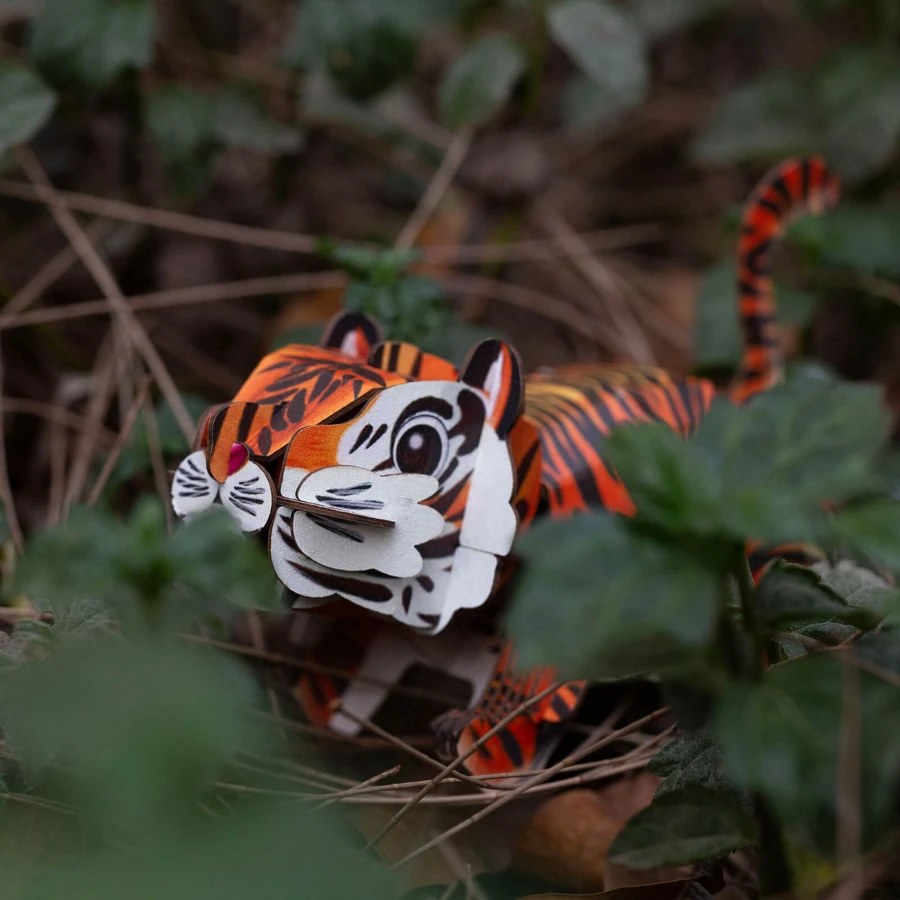 3D Sound Puzzle - Tiger, Build 'n' Sound