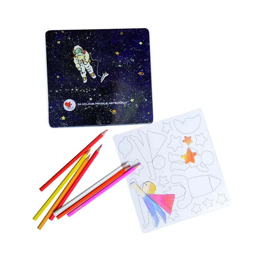 Set de dibujo con piezas magnéticas, Astronauta