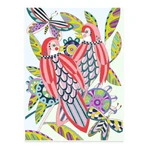 Map with 3 coloring posters Birds, Djeco