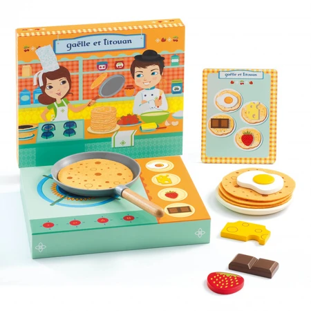 Gaelle y Titouan, juego de crepes Djeco