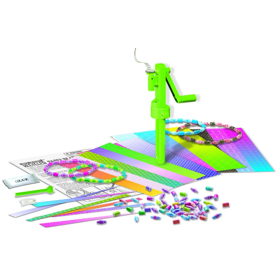 Kit creativo - Cuentas de papel reciclado, Green Creativity