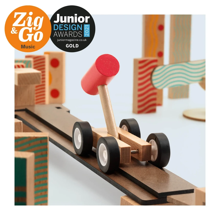 Zig and Go Djeco, set pour les chemins de construction, Musique