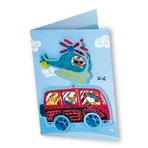 Greeting card shaving and card making set - Cars