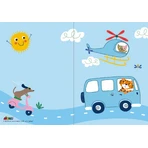 Greeting card shaving and card making set - Cars