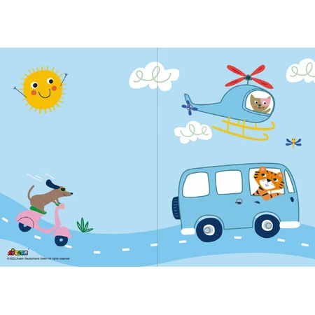 Greeting card shaving and card making set - Cars