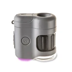 Pocket microscope with smartphone adapter, 20x magnification, MicroMini
