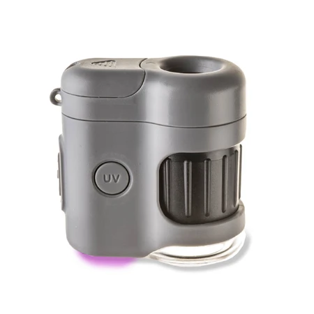 Pocket microscope with smartphone adapter, 20x magnification, MicroMini