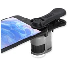 Pocket microscope with smartphone adapter, 20x magnification, MicroMini