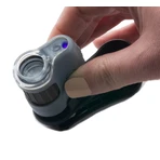 Pocket microscope with smartphone adapter, 20x magnification, MicroMini