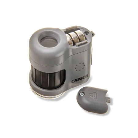 Pocket microscope with smartphone adapter, 20x magnification, MicroMini