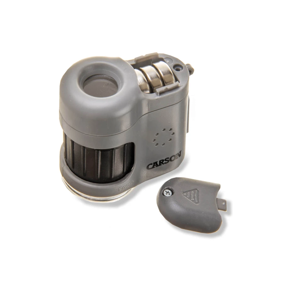 Pocket microscope with smartphone adapter, 20x magnification, MicroMini