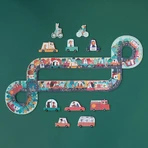 Puzzel Londji, Onderweg
