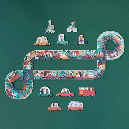 Puzzel Londji, Onderweg