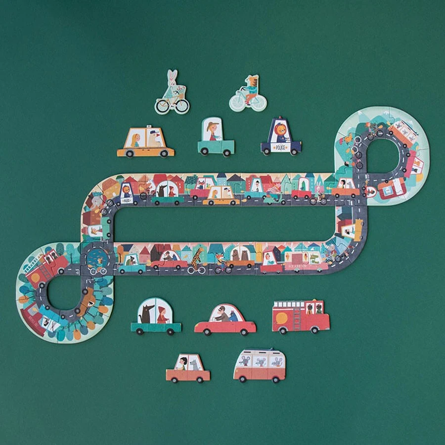 Puzzel Londji, Onderweg