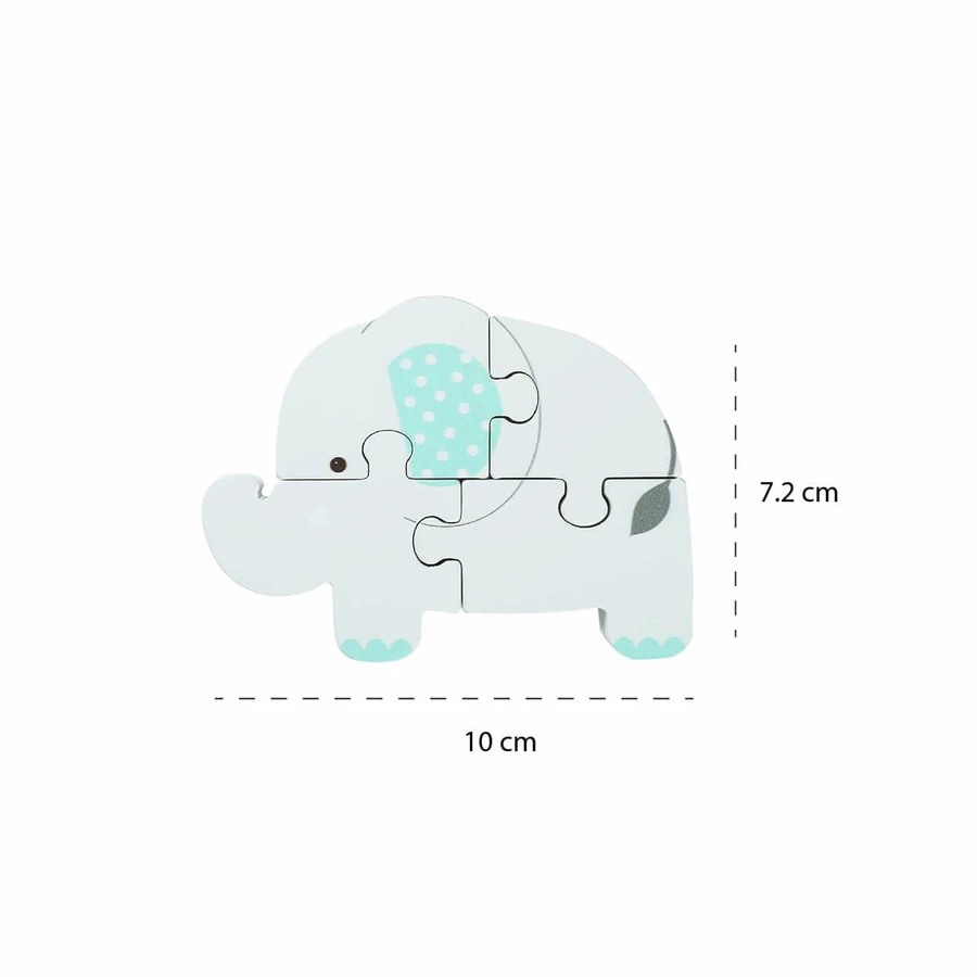 Wooden elephant puzzle, Orange Tree Toys