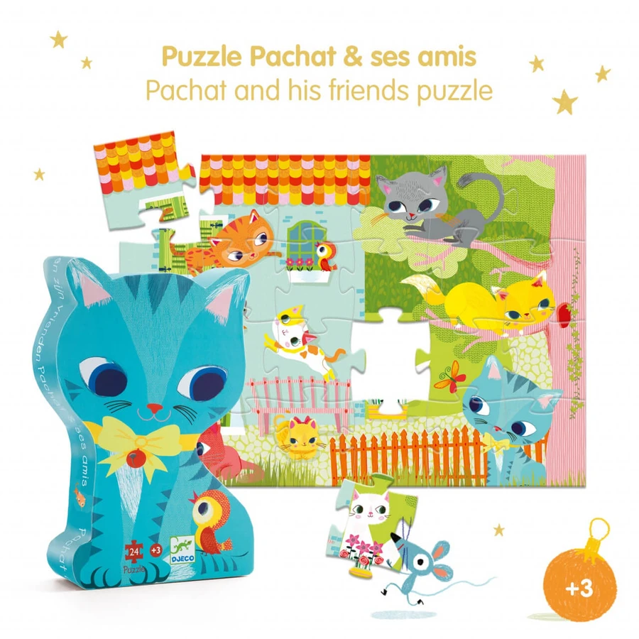 Puzzle Djeco Playful cats