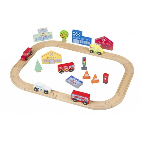 Commercial Vehicles Circuit, Orange Tree Toys