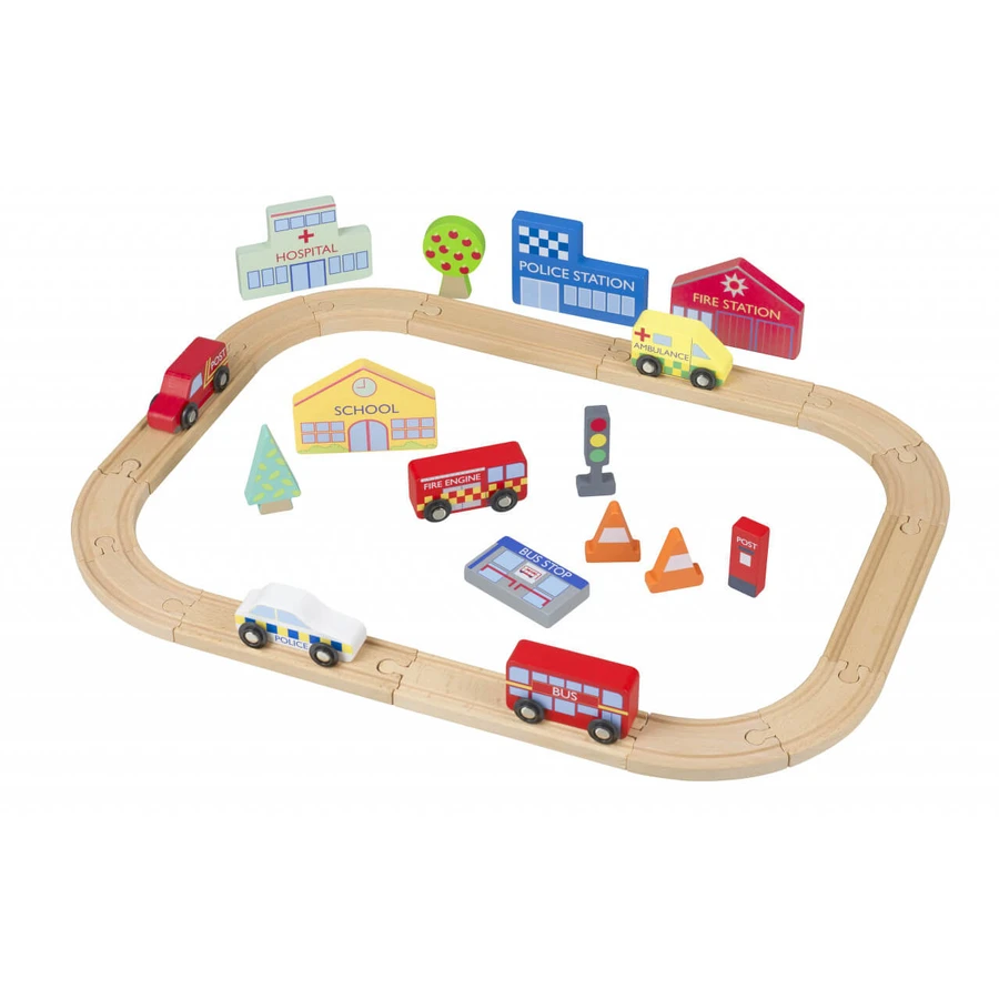 Commercial Vehicles Circuit, Orange Tree Toys