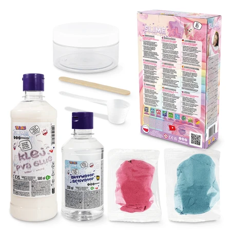 Set DIY experiments slime puffs - FLUFFY SLIME XL