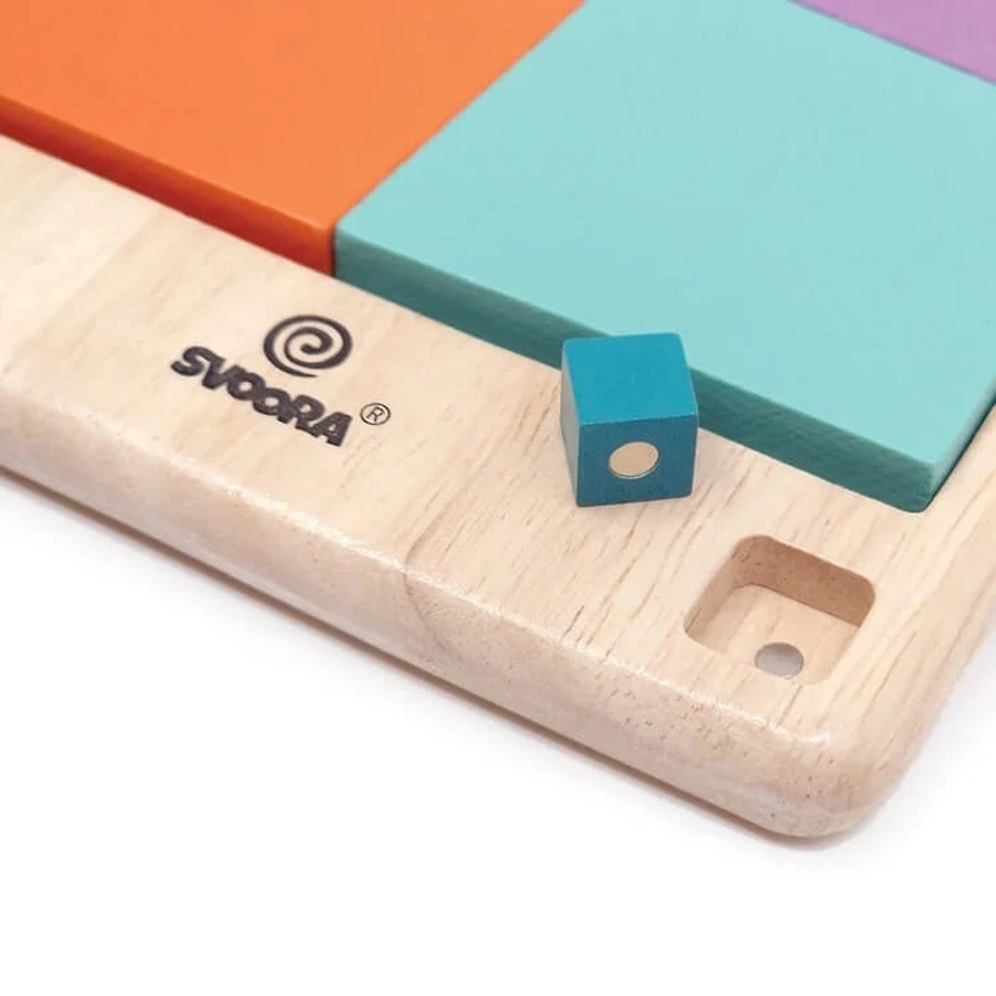 Houten logische puzzel Ontbrekend stukje, Svoora