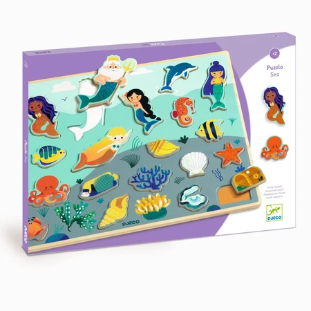 Ocean Wooden Puzzle, Djeco