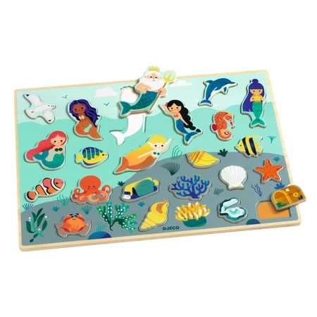 Ocean Wooden Puzzle, Djeco