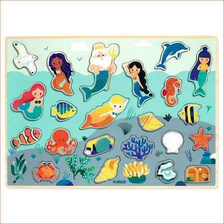 Ocean Wooden Puzzle, Djeco