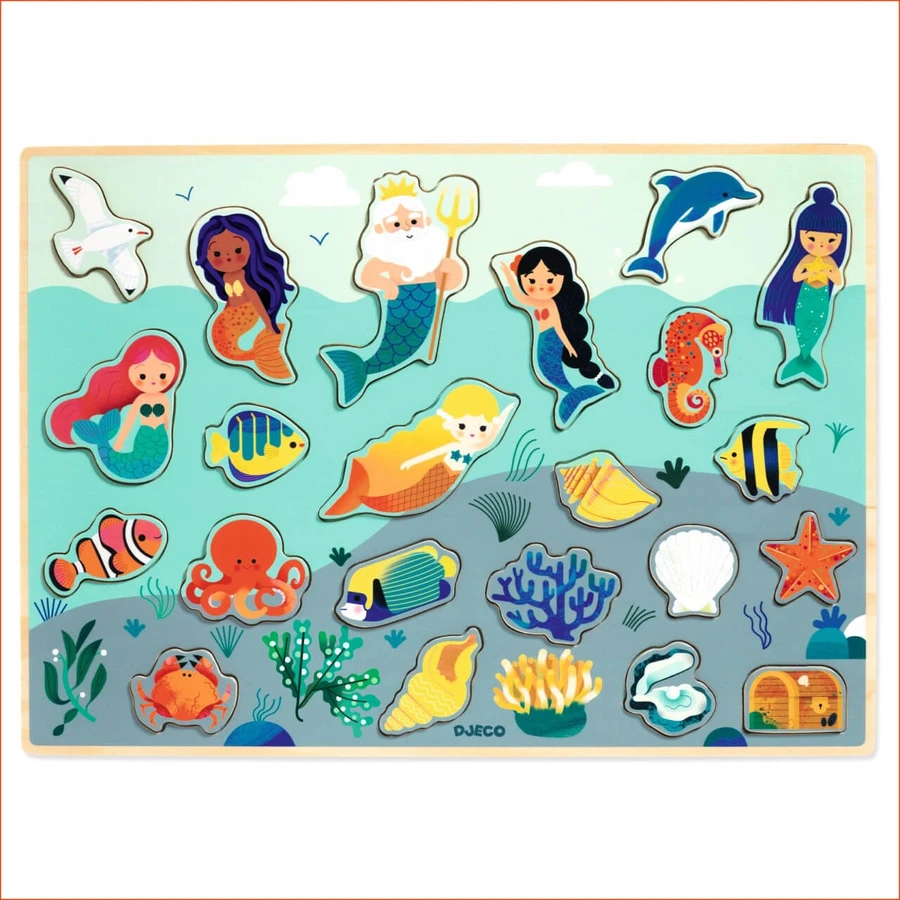 Ocean Wooden Puzzle, Djeco