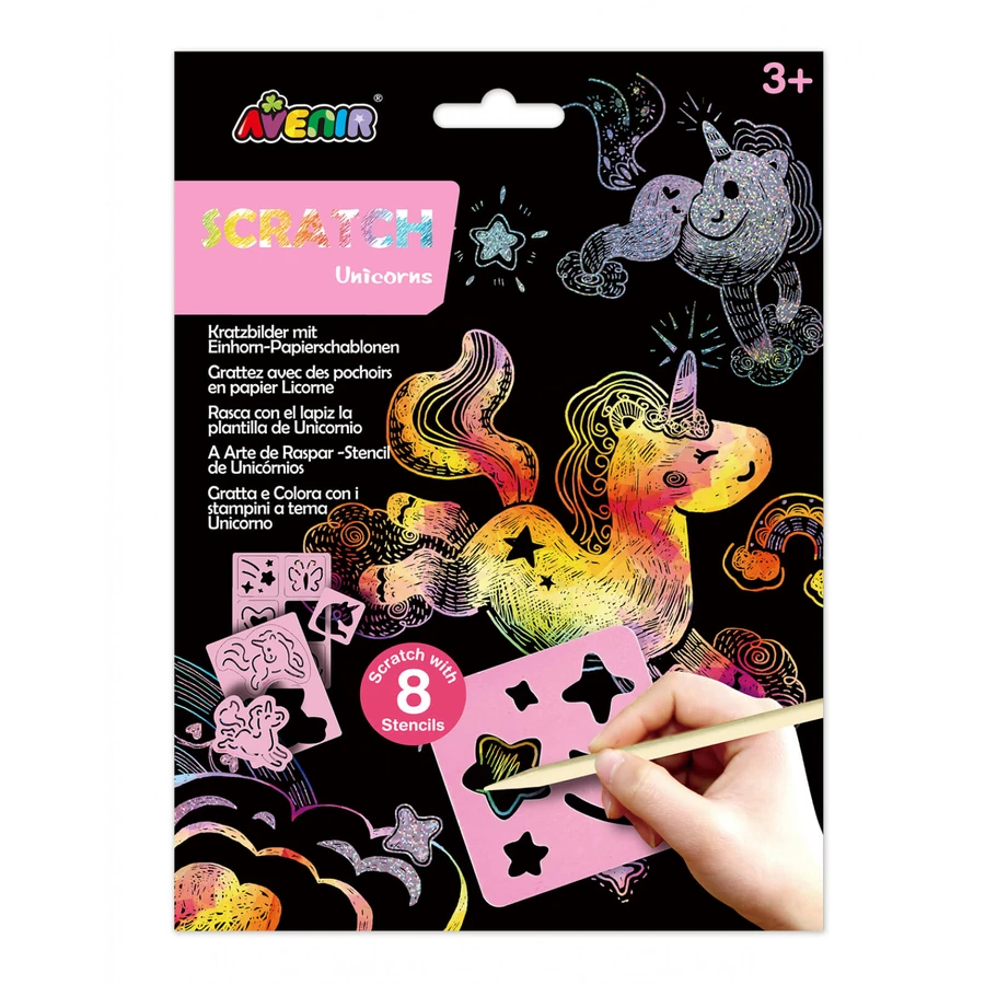 Shaving set with clogs - Unicorns