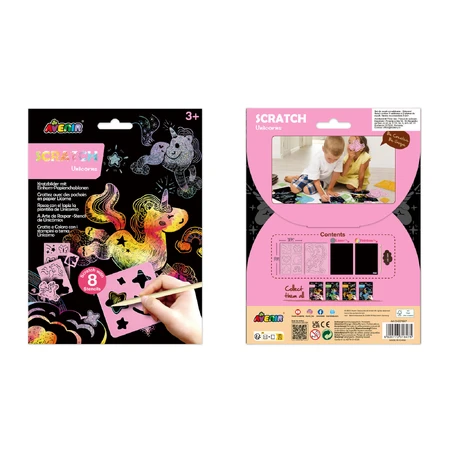 Shaving set with clogs - Unicorns