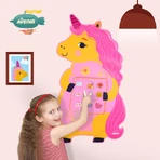 Magnetische Wandtafel - Einhorn