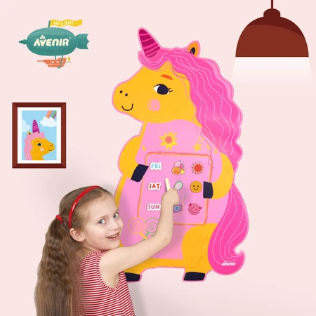 Magnetische Wandtafel - Einhorn