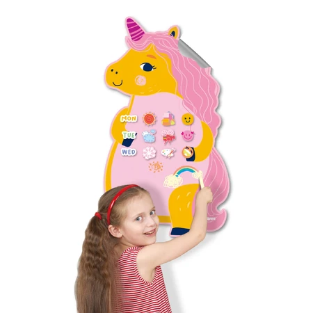 Magnetische Wandtafel - Einhorn