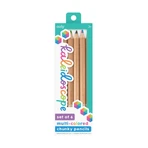 Caleidoscoop veelkleurige potloden, set van 6