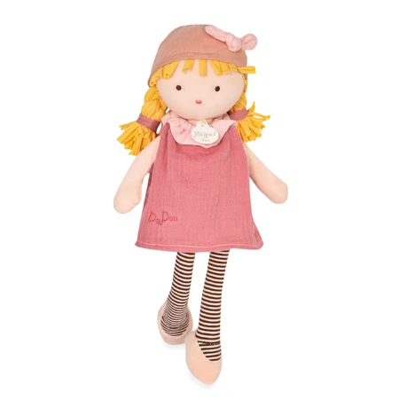 Eva pop, 30 cm, textiel, roze