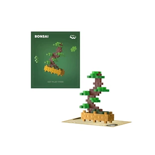 Construction set Plus-Plus, PLANTS - Bonsai green