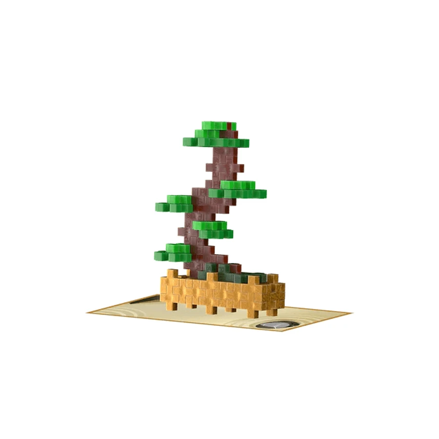 Construction set Plus-Plus, PLANTS - Bonsai green