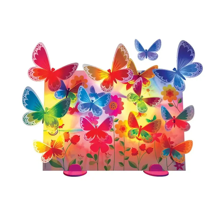 Creative set - 3D butterfly light panel - KidzMaker