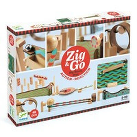 Zig; Go Djeco, juego de construcción, 48 piezas