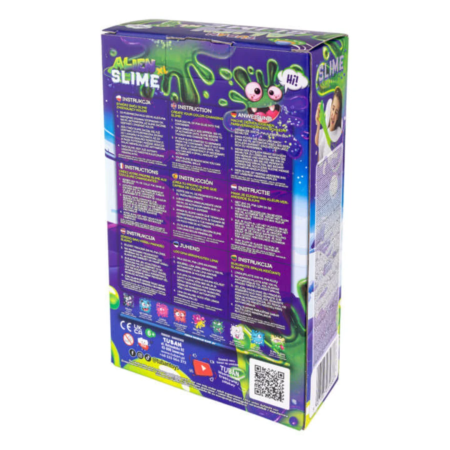 DIY experiment set SLIME - ALIEN XL