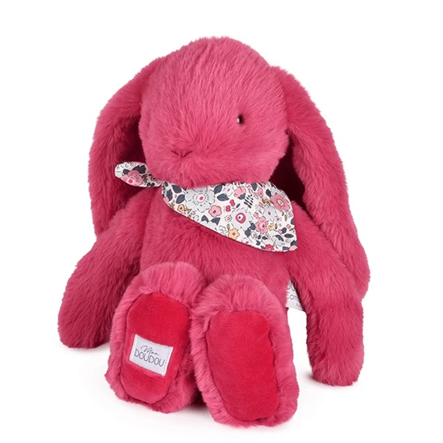 Bunny Bunny Doudou® - plush toy, 35 cm, fuchsia