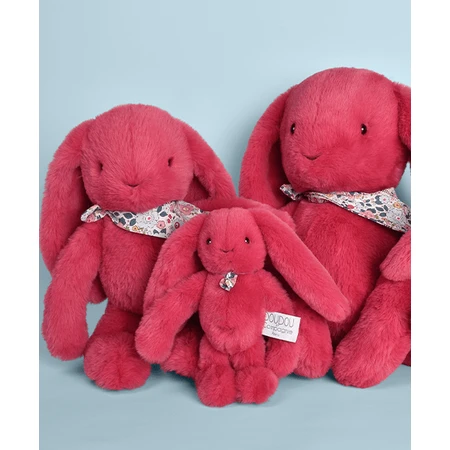 Bunny Bunny Doudou® - plush toy, 35 cm, fuchsia