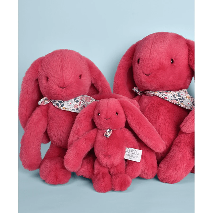 Bunny Bunny Doudou® - plush toy, 35 cm, fuchsia