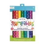 Crayones lavables dobles con sellos Stampables - Set de 18